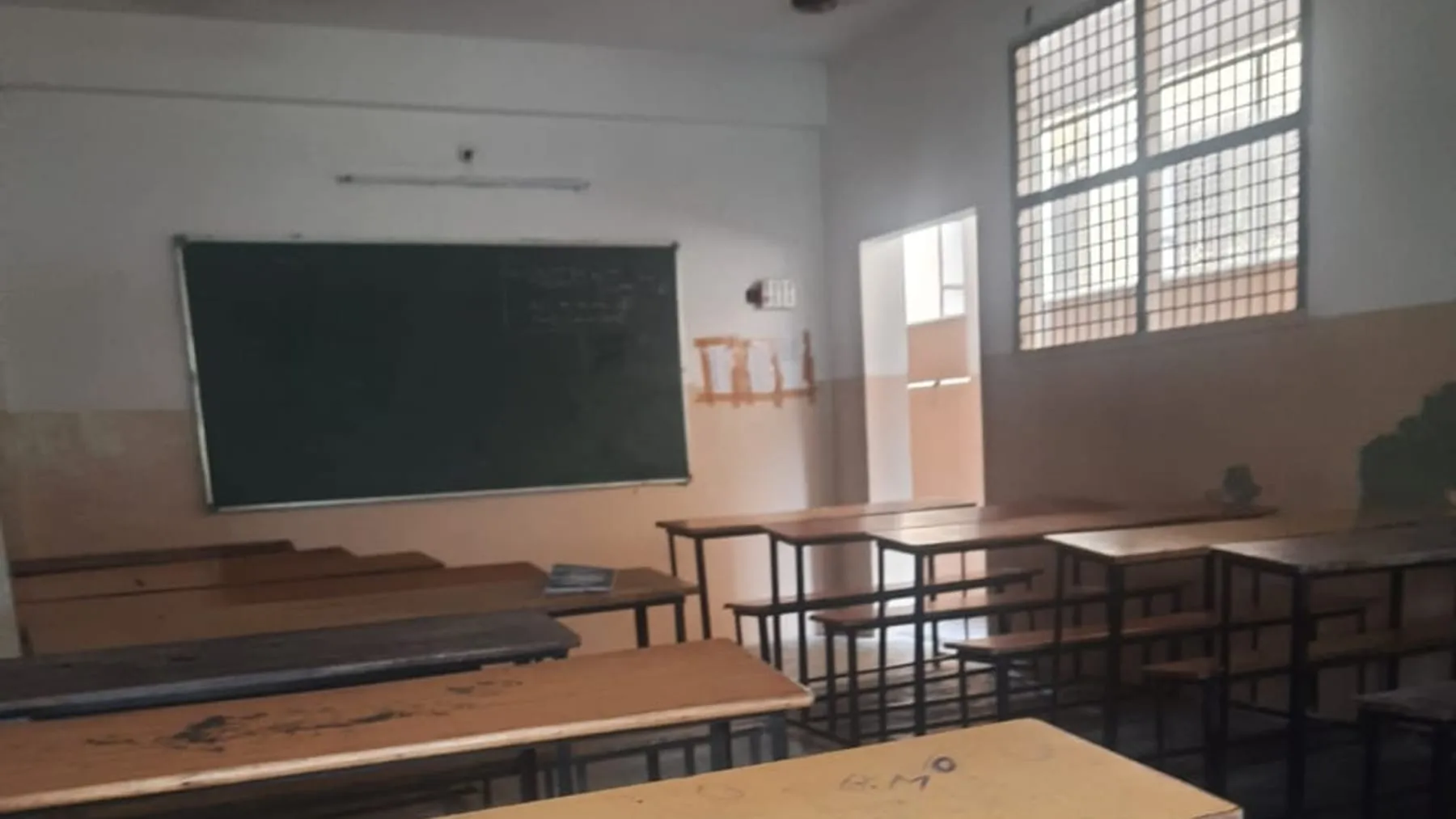 The empty third floor, wide, where the sewing tables and the classroom will go.